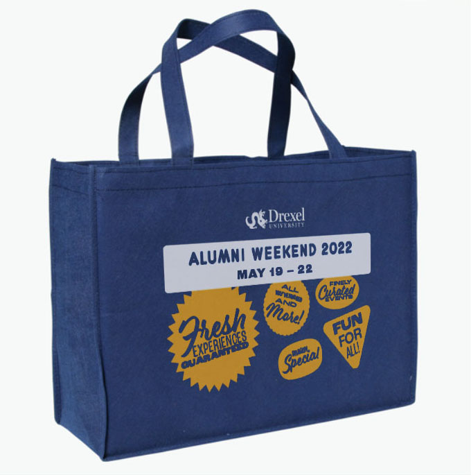 Branded tote bag