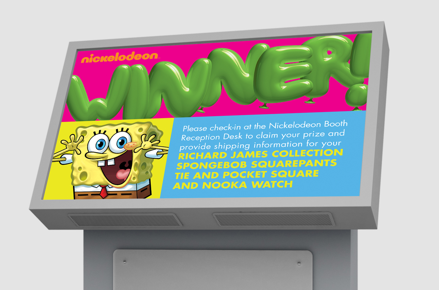 Nickelodeon Licensing Show win screens